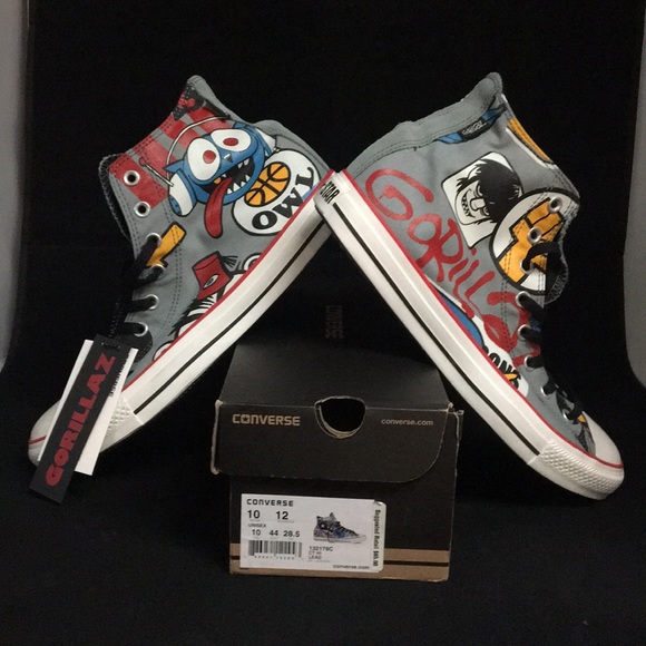 gorillaz converse size 10